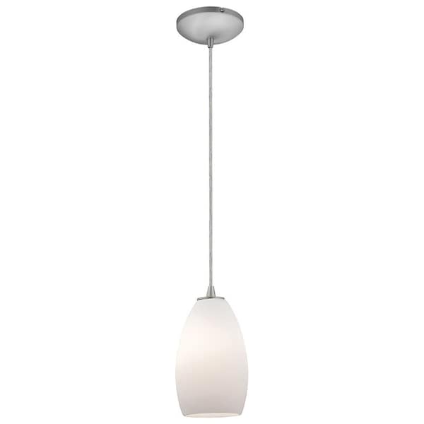 Access Lighting Champagne, Pendant, Brushed Steel Finish, Opal Glass 28012-1C-BS/OPL - main